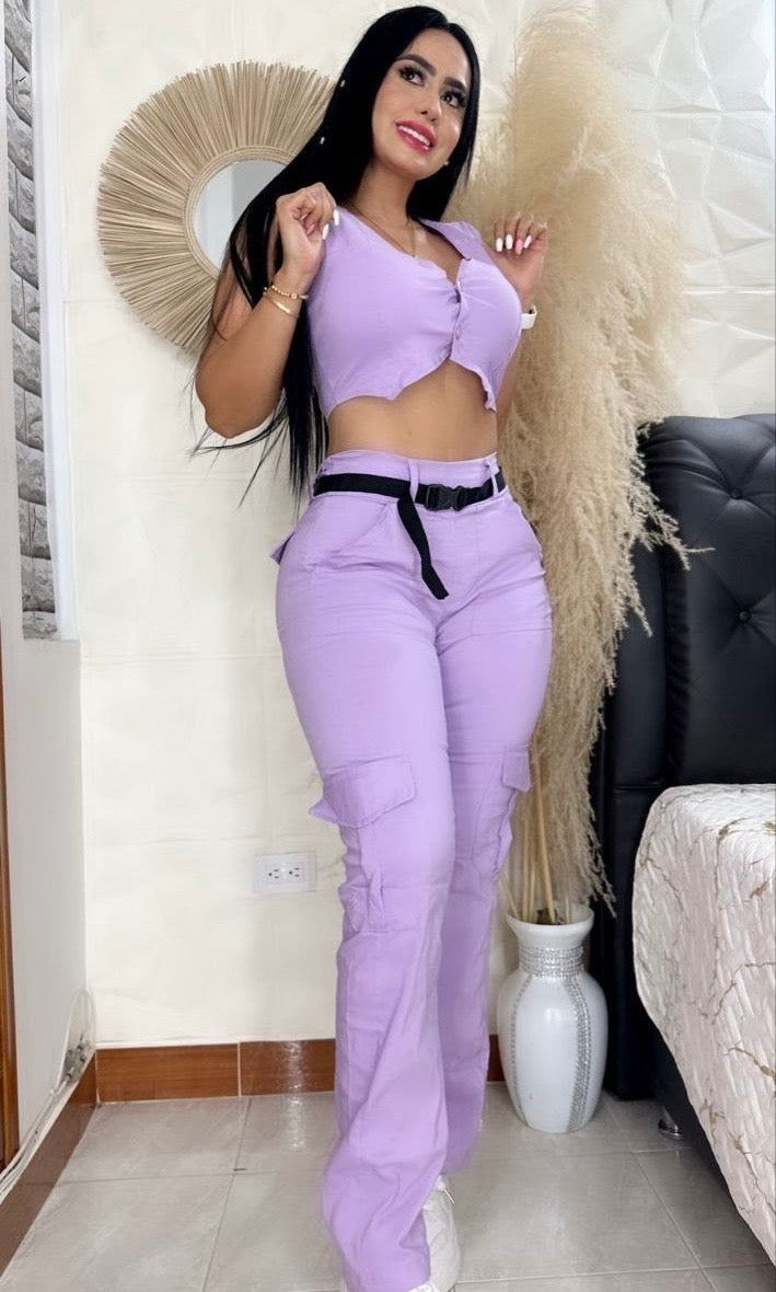 SET POR 3 CAMUFLADOS DE MUJER EN BENGALINA