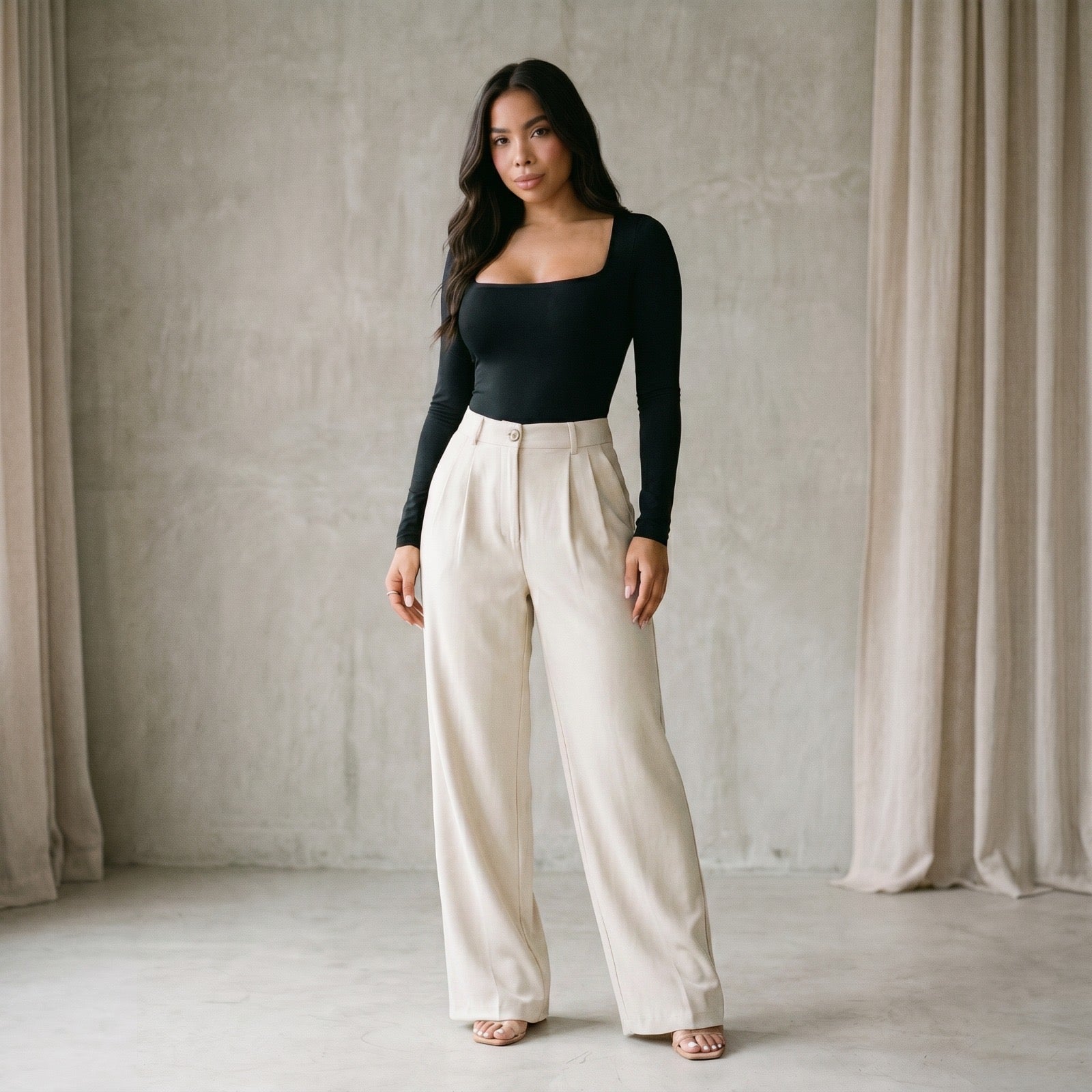 CONJUNTO PANTALÓN LIZZIE Y BODY CUADRADO