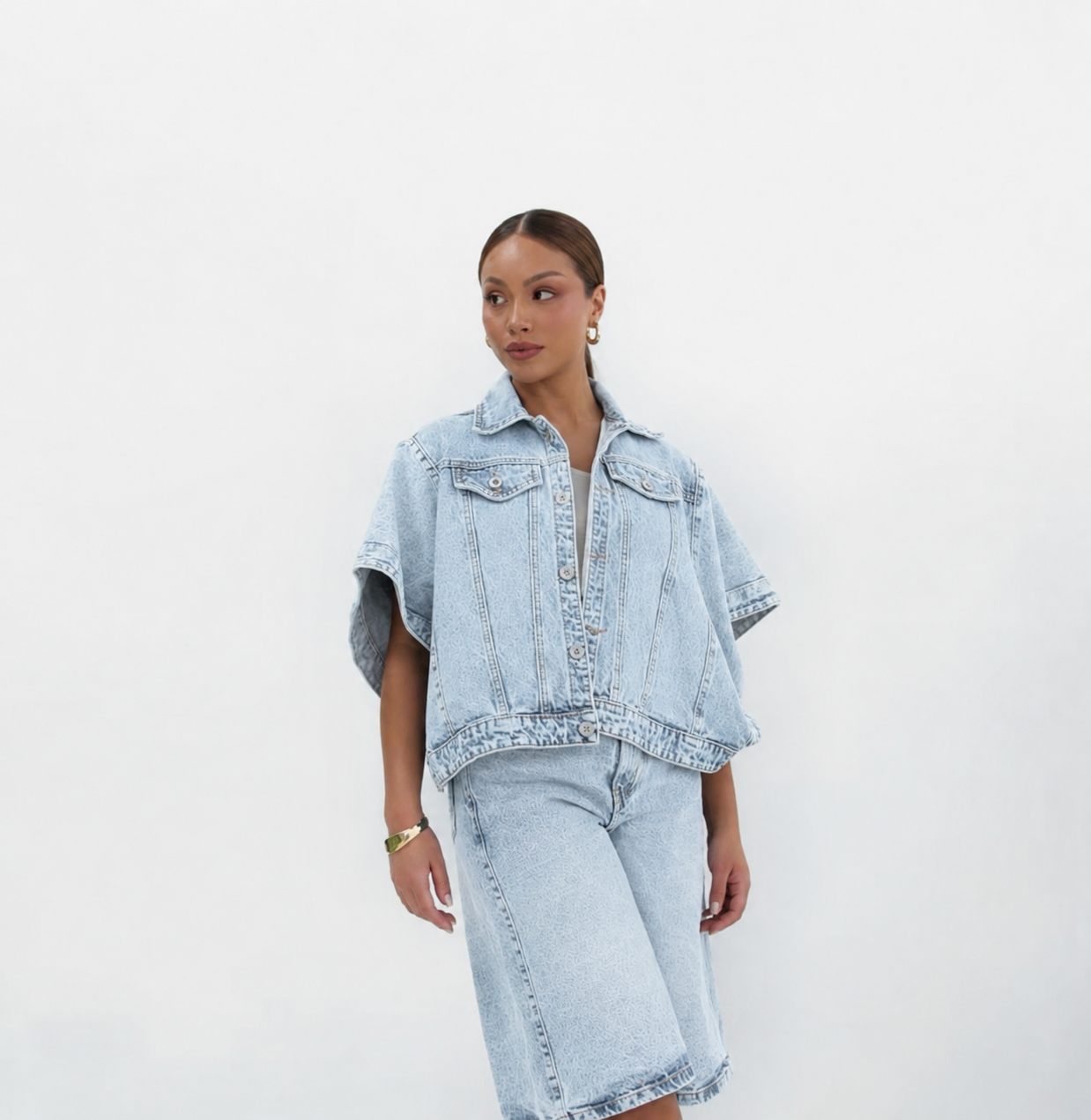 CAPA DENIM OVERSIZE
