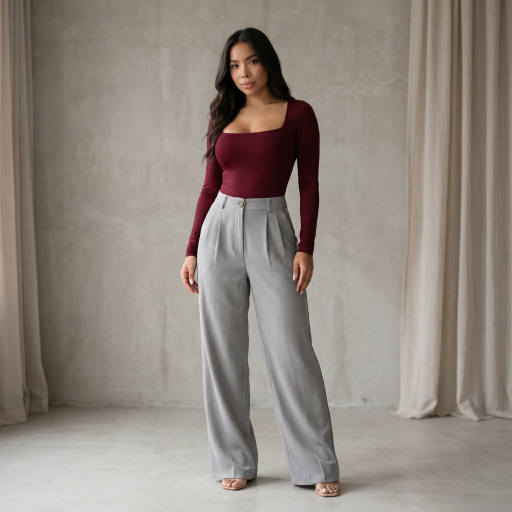 CONJUNTO PANTALÓN LIZZIE Y BODY CUADRADO