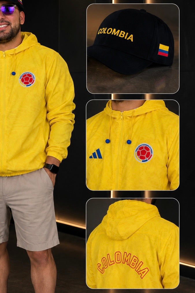 Pack mundialista Victoria Hombre (Chaqueta rompevientos selección + gorra básica contra marcada) (copia)