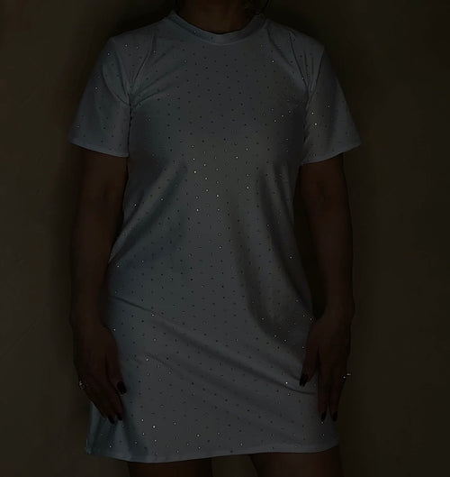 Bluzon Oversize con full pedrería