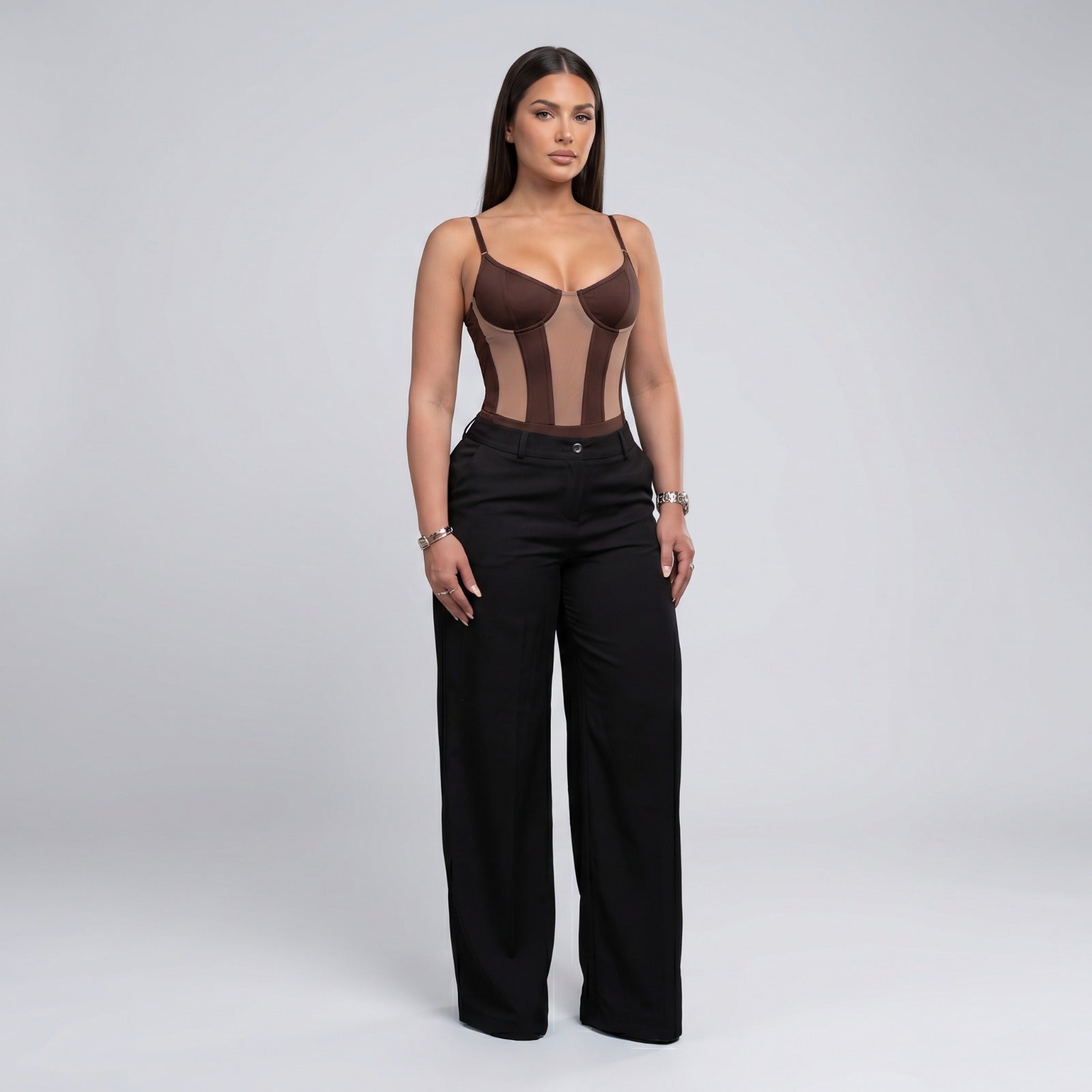 CONJUNTO NATALY PANTALÓN PALAZZO RECTO Y BODY