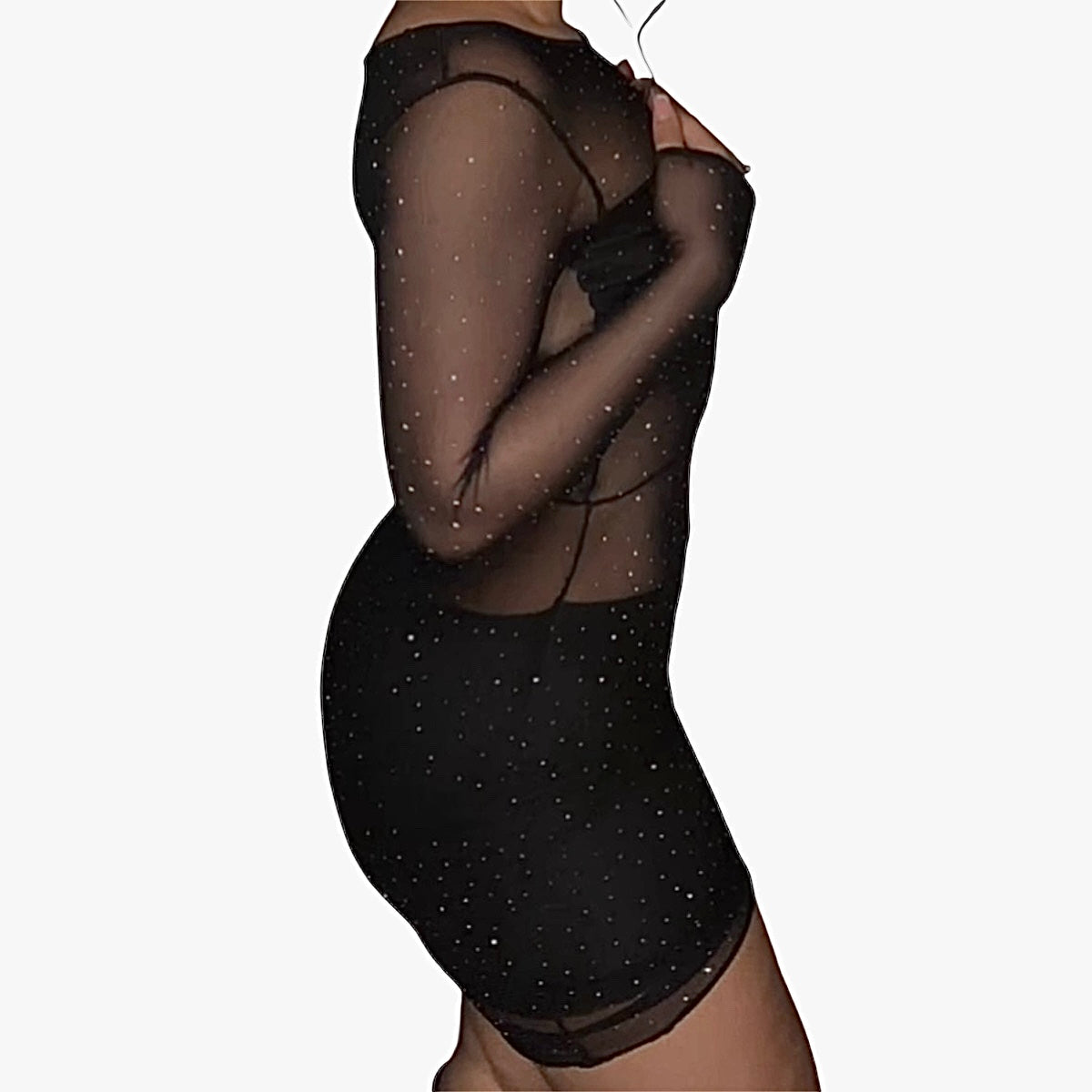VESTIDO TRES PIEZAS EN PEDRERÍA