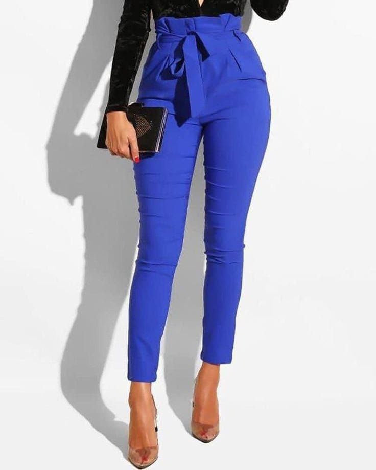 Pantalón en Bengalina Licrada con Moño – Comodidad y Estilo en una Prenda Sofisticada