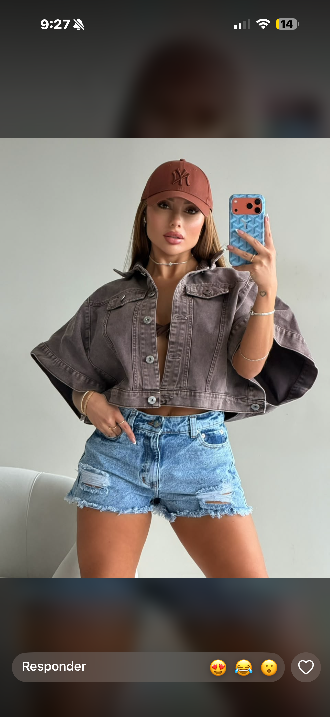 CAPA DENIM OVERSIZE