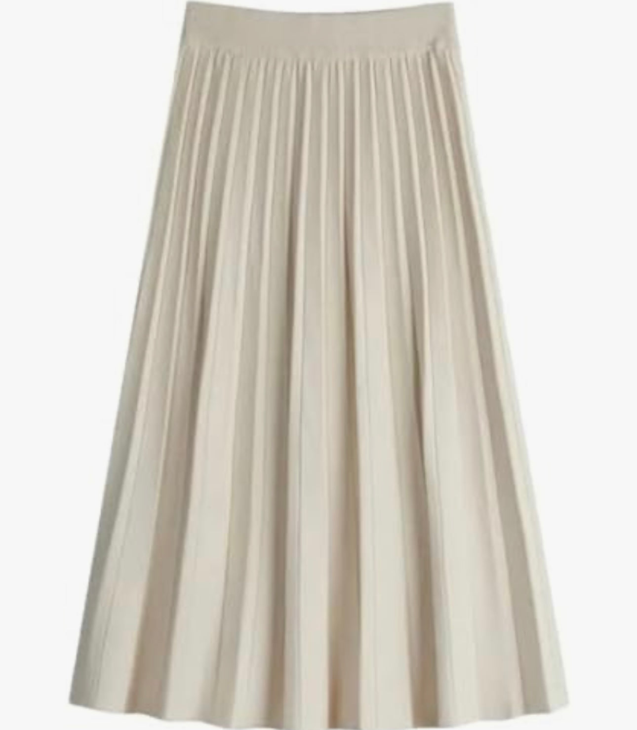 Maxifalda Plisada en Cuerotex– Corte Clásico y Elegante