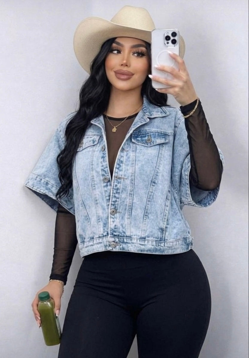 CAPA DENIM OVERSIZE