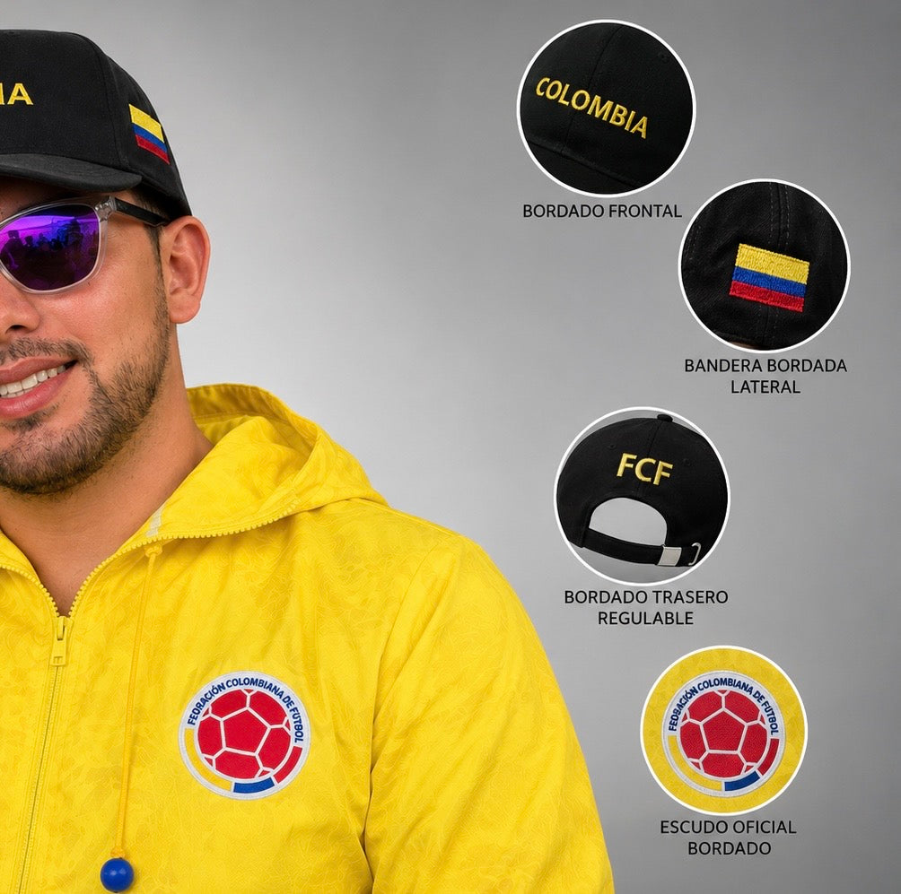 Pack mundialista Victoria Hombre (Chaqueta rompevientos selección + gorra básica contra marcada) (copia)