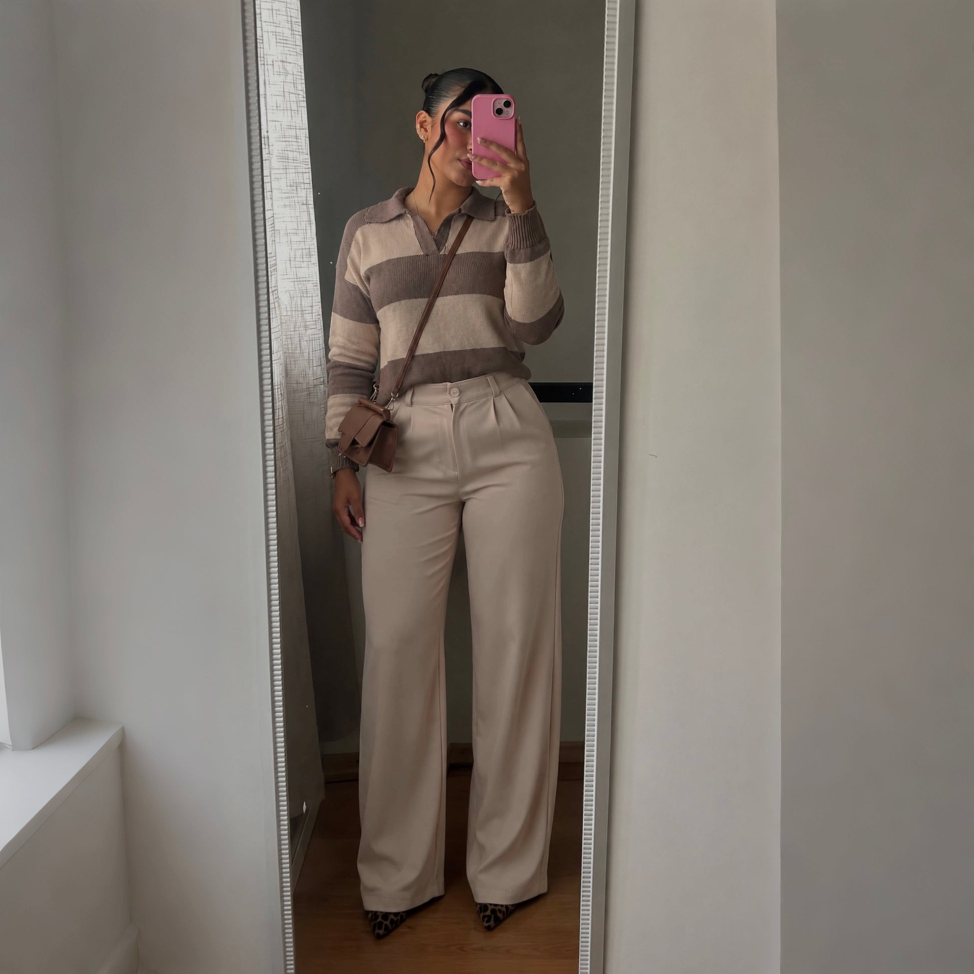 Conjunto Buzo Tejido de Punto Rayas y pantalón clásico Victoria