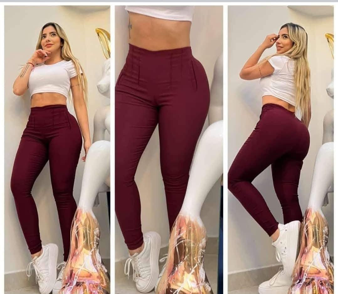 PANTALON DE PRENSES STILETO EN BENGALINA LICRADA