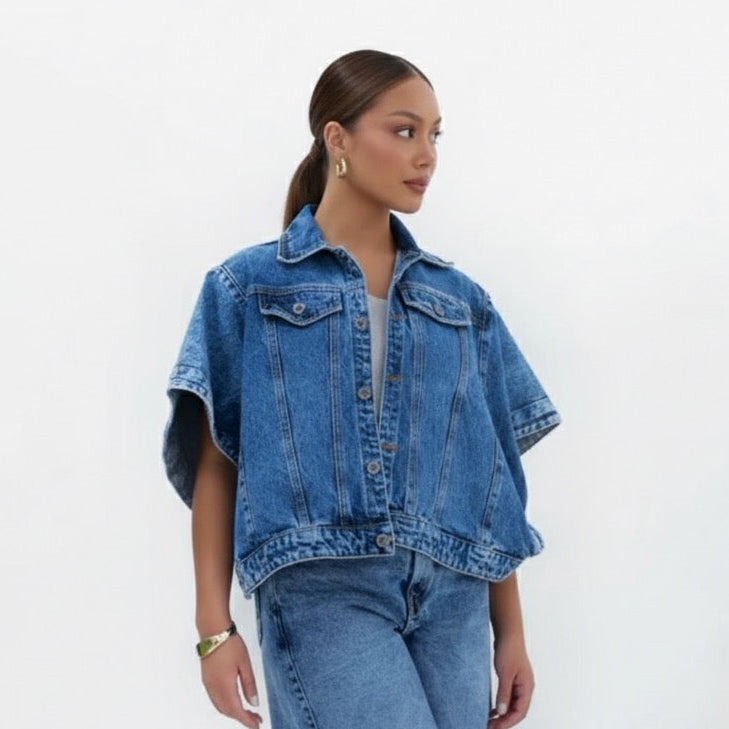 CAPA DENIM OVERSIZE