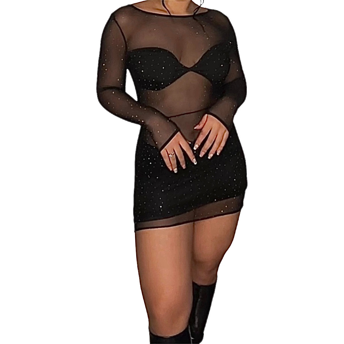 VESTIDO TRES PIEZAS EN PEDRERÍA