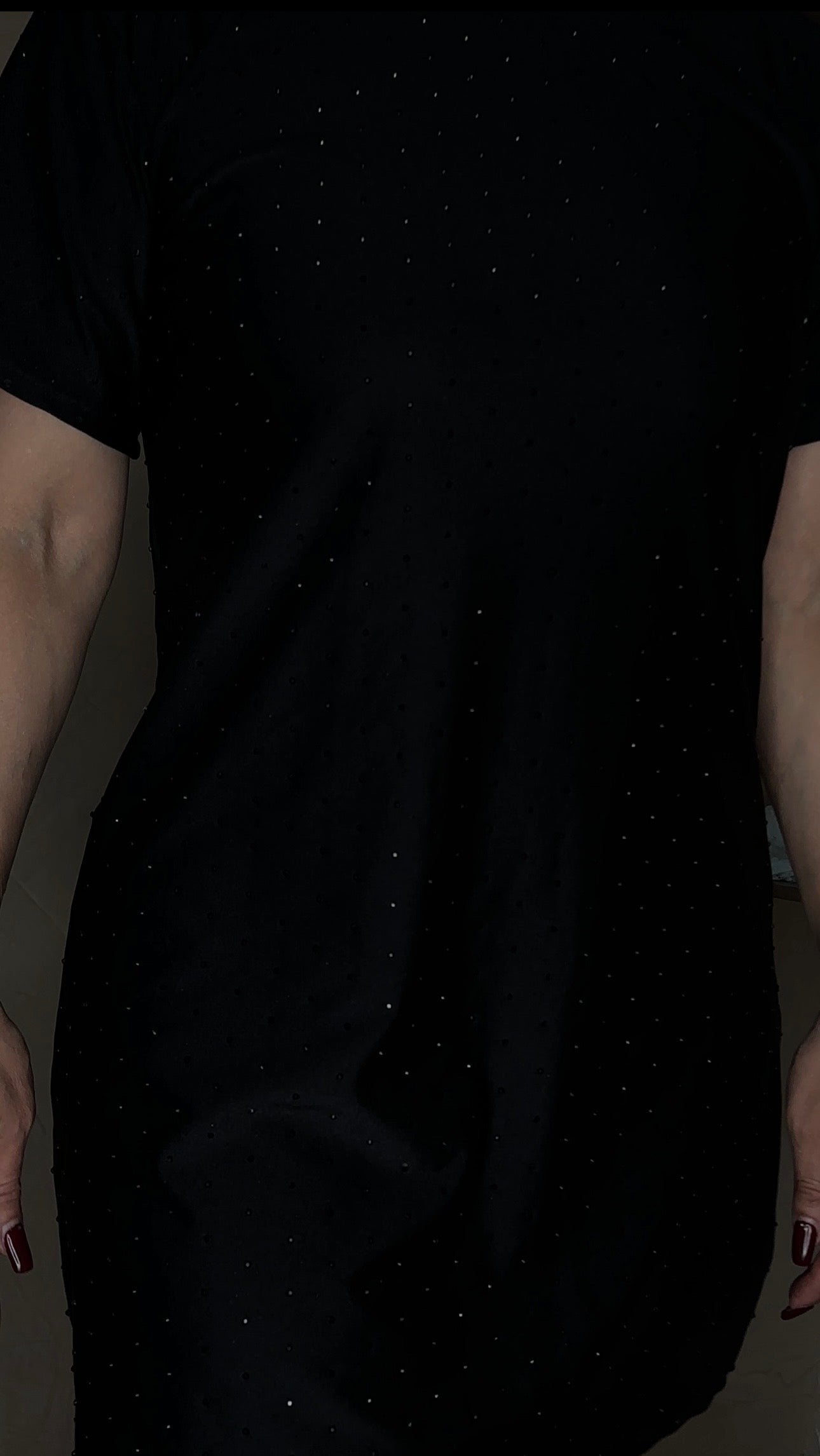 Bluzon Oversize con full pedrería