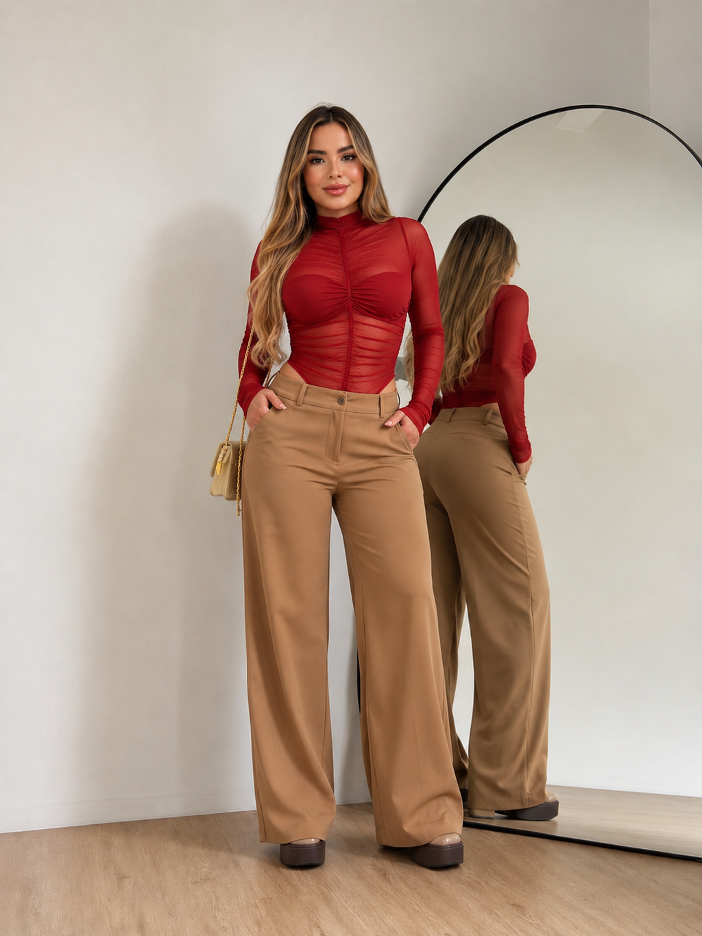OUTFIT MAULI BODY Y PANTALÓN FORMAL