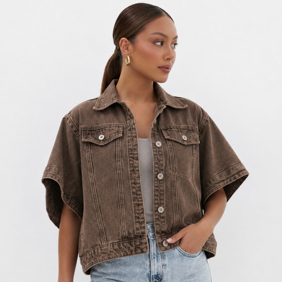 CAPA DENIM OVERSIZE