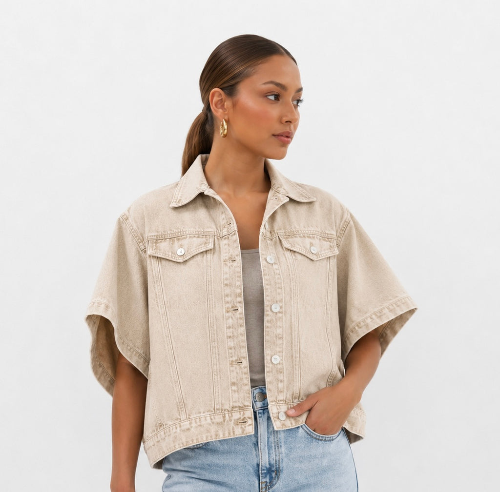 CAPA DENIM OVERSIZE