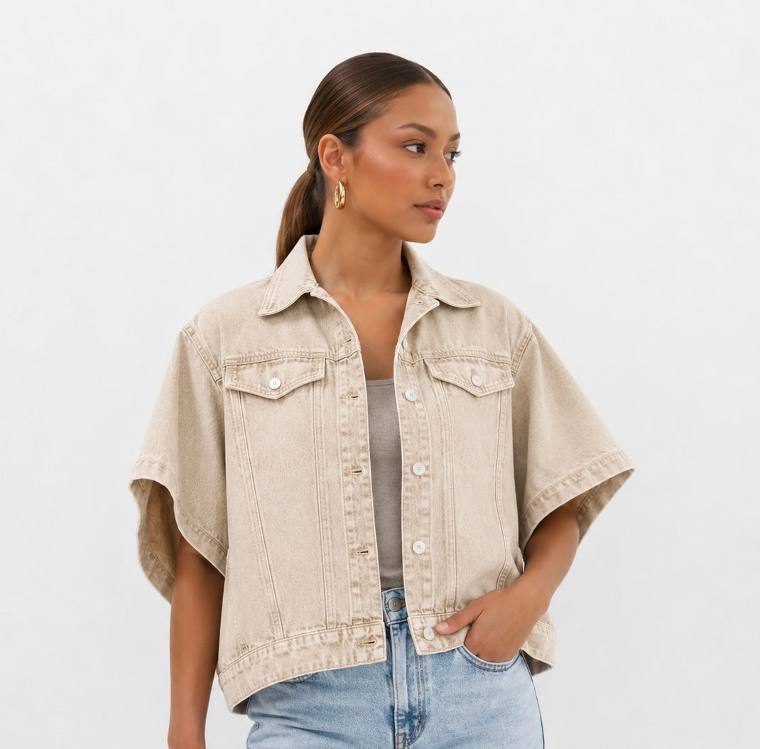 CAPA DENIM OVERSIZE