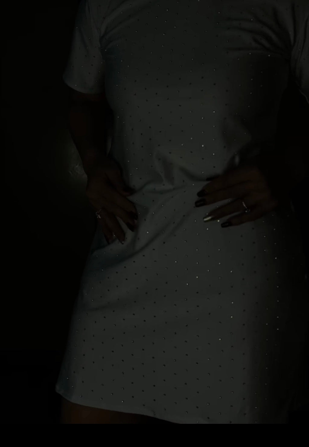 Bluzon Oversize con full pedrería