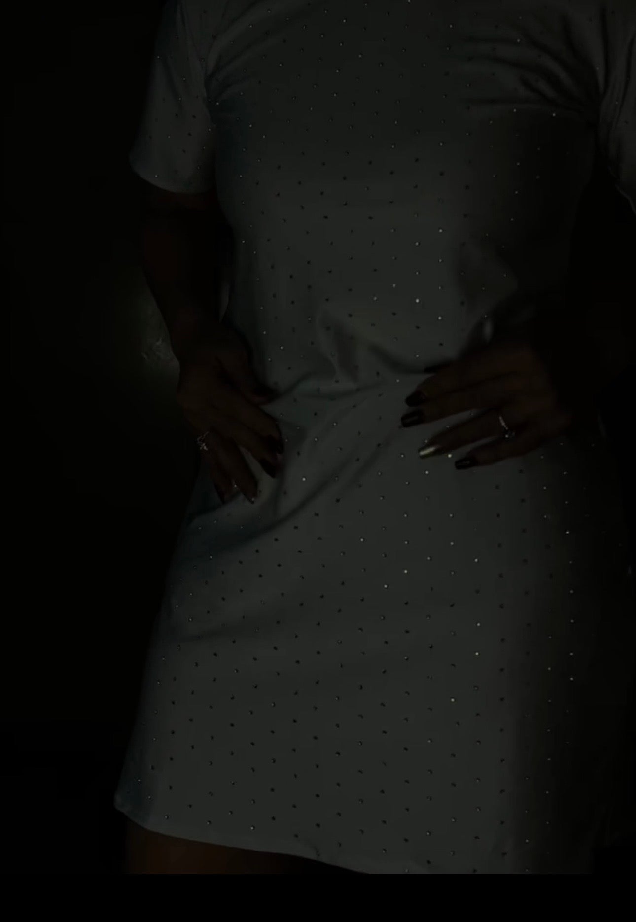 Bluzon Oversize con full pedrería