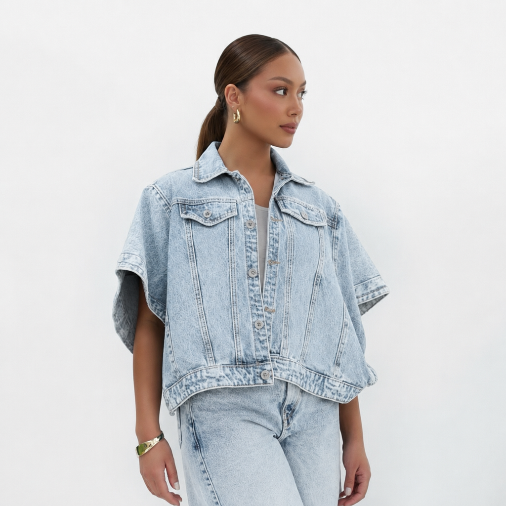 CAPA DENIM OVERSIZE