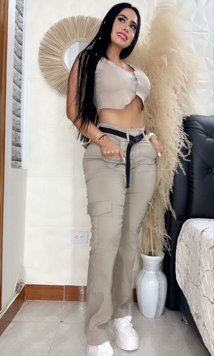 SET POR 3 CAMUFLADOS DE MUJER EN BENGALINA