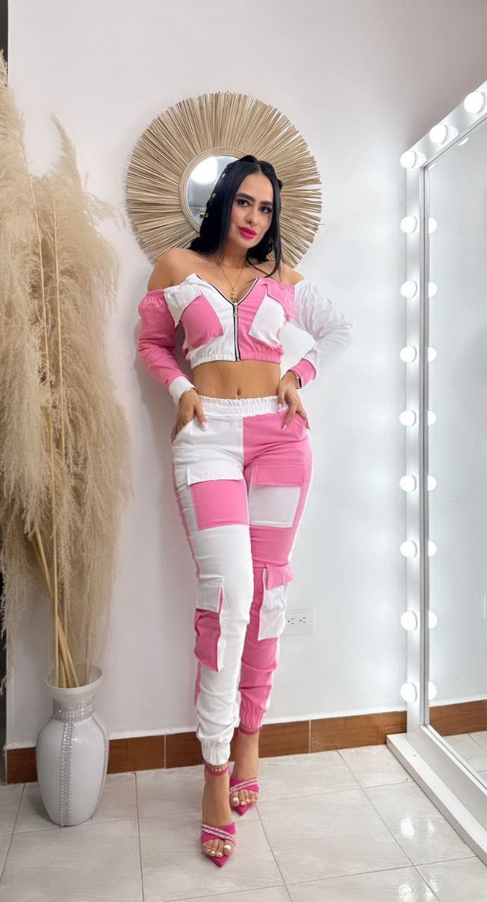 SET PSICODELICO COMBINADO EN BENGALINA LICRADA TALLA UNICA